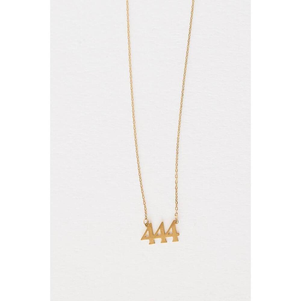 NEW LESLIE CURTIS women's devotion necklace in gold